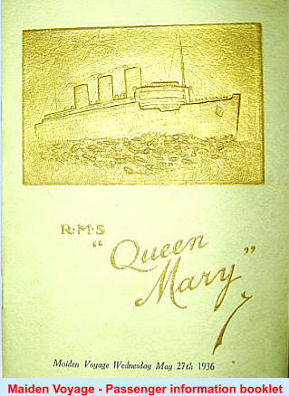 Maiden Voyage - Passenger information booklet